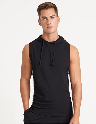 A-JC053-Urban Sleeveless Muscle Hoodie